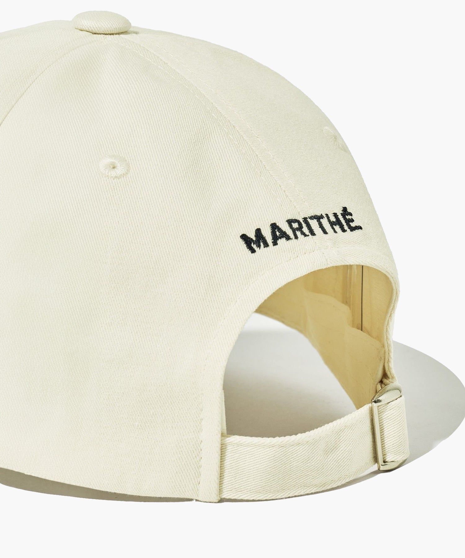 Marithe & Francois Girbaud - Logo Applique Cap (Ivory) product image 4 | TRAB K-Fashion Australia