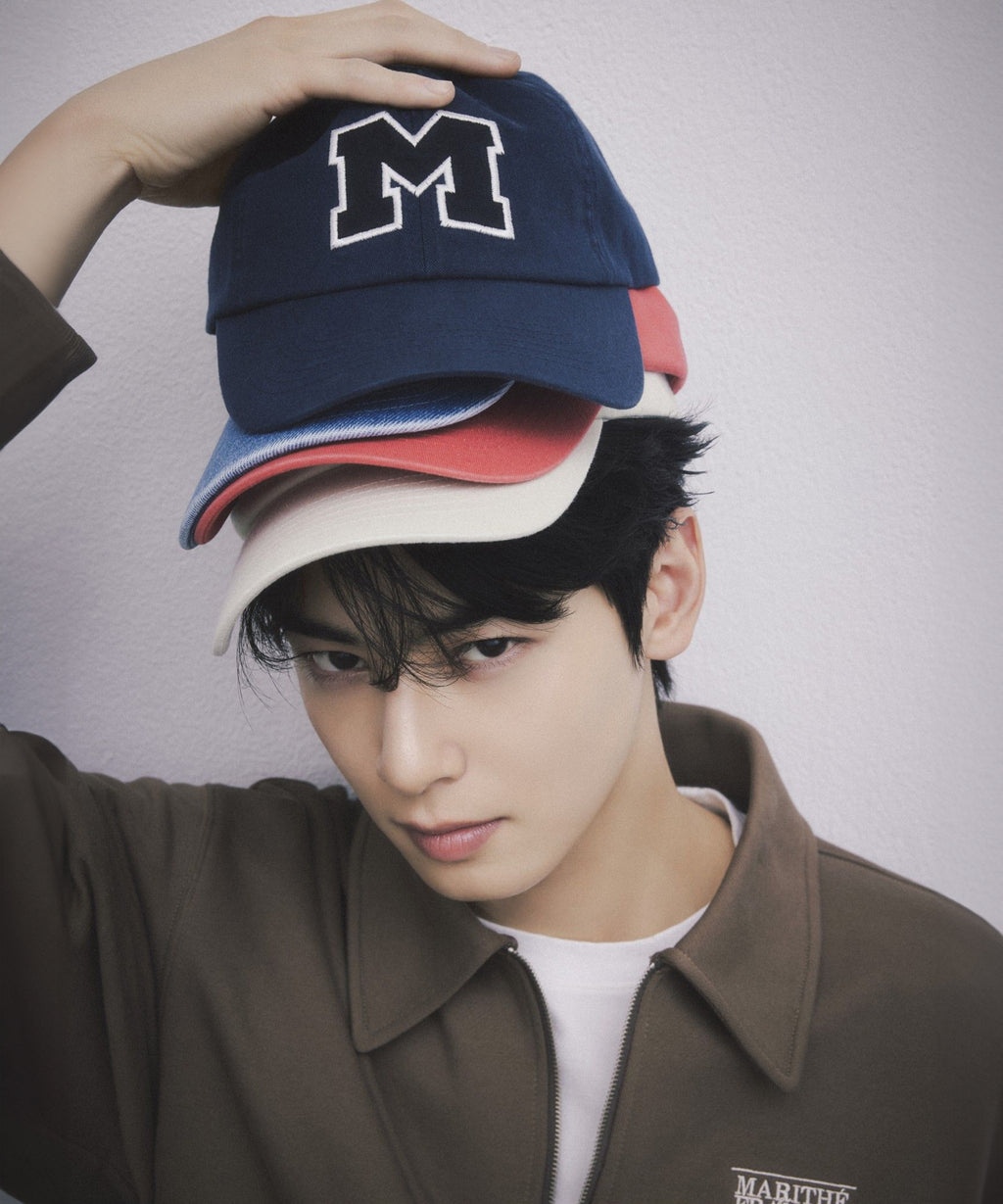 Marithe & Francois Girbaud - Logo Applique Cap (Navy) product image 1 | TRAB K-Fashion Australia
