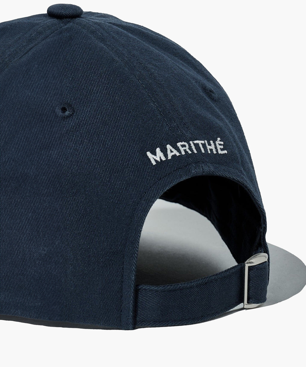 Marithe & Francois Girbaud - Logo Applique Cap (Navy) product image 6 | TRAB K-Fashion Australia