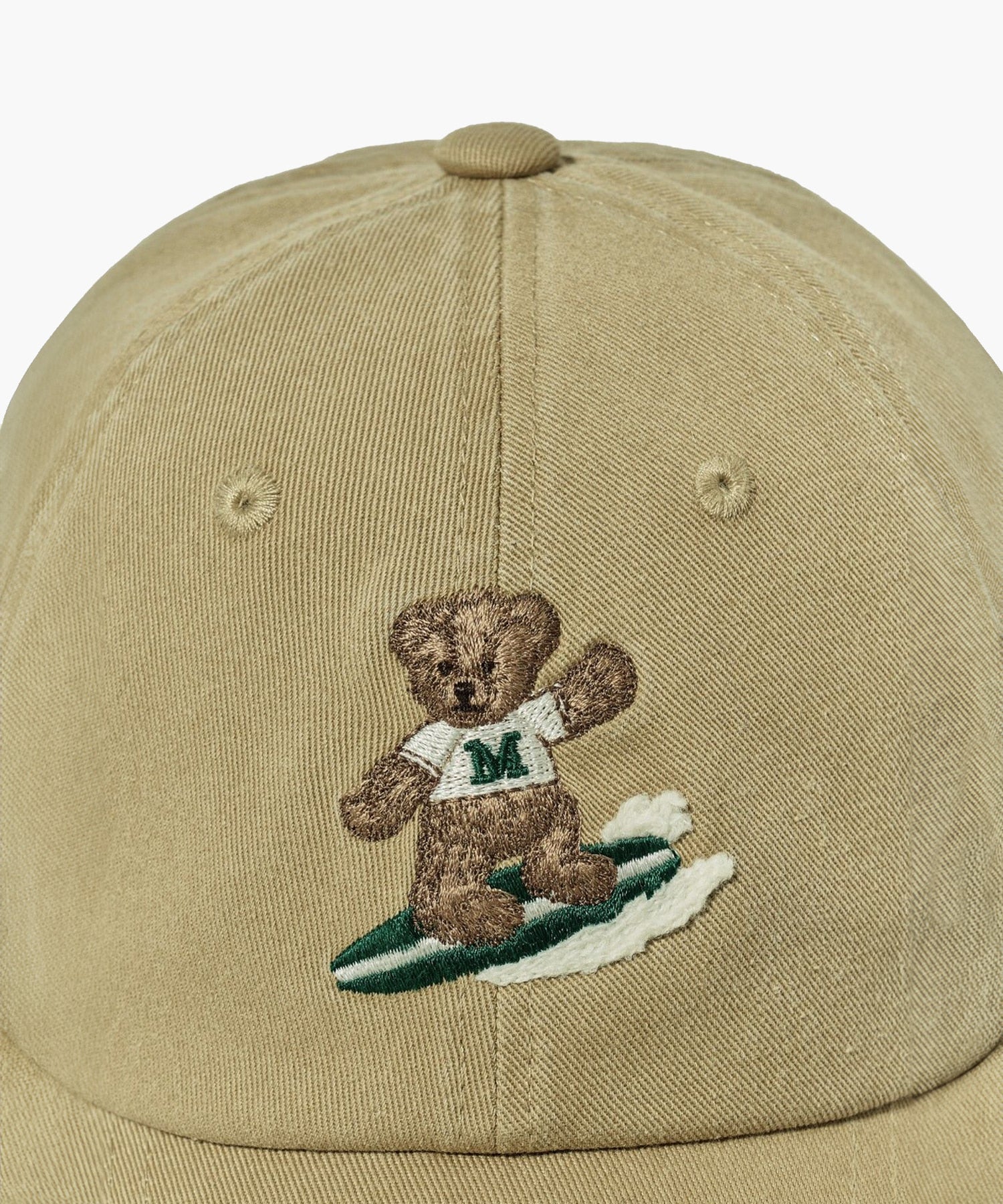 Marithe & Francois Girbaud - Surfing Doodle Bear Cap (Beige) product image 3 | TRAB K-Fashion Australia