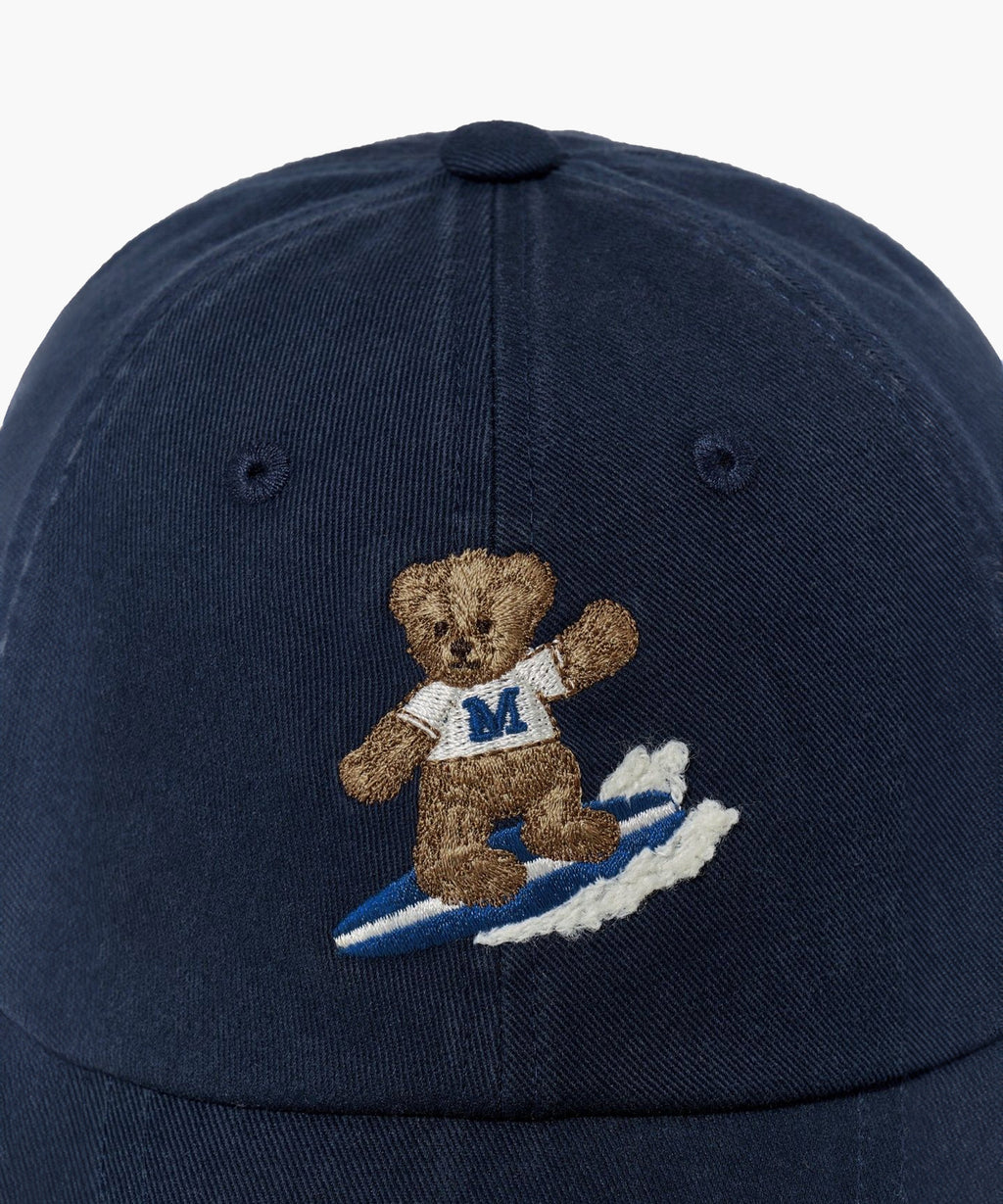 Marithe & Francois Girbaud - Surfing Doodle Bear Cap (Navy) product image 3 | TRAB K-Fashion Australia