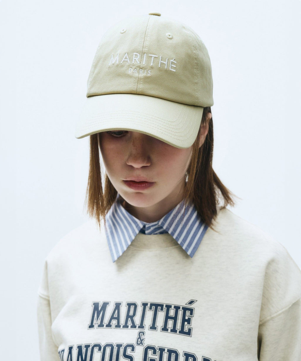 Marithe & Francois Girbaud - Regular Logo Cap (Beige) product image 5 | TRAB K-Fashion Australia