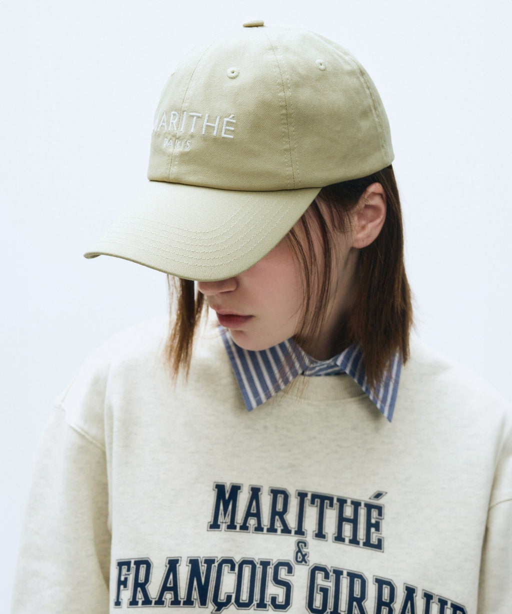Marithe & Francois Girbaud - Regular Logo Cap (Beige) product image 6 | TRAB K-Fashion Australia