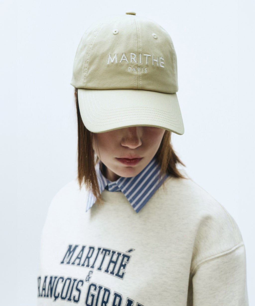 Marithe & Francois Girbaud - Regular Logo Cap (Beige) product image 7 | TRAB K-Fashion Australia