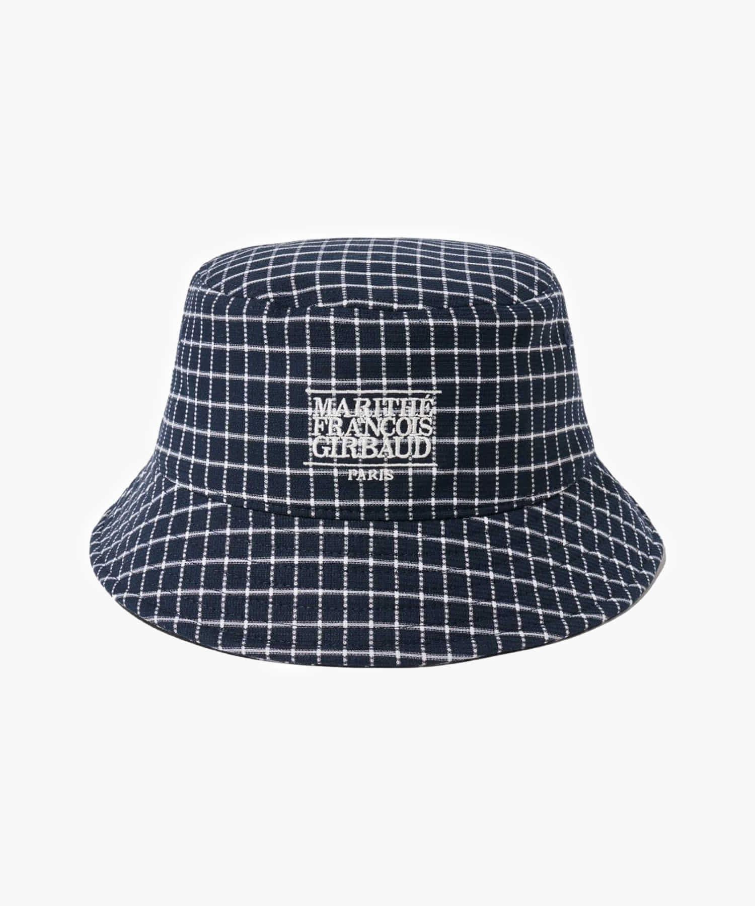 Marithe & Francois Girbaud - Classic Logo Pattern Bucket Hat (Navy) product image 1 | TRAB K-Fashion Australia