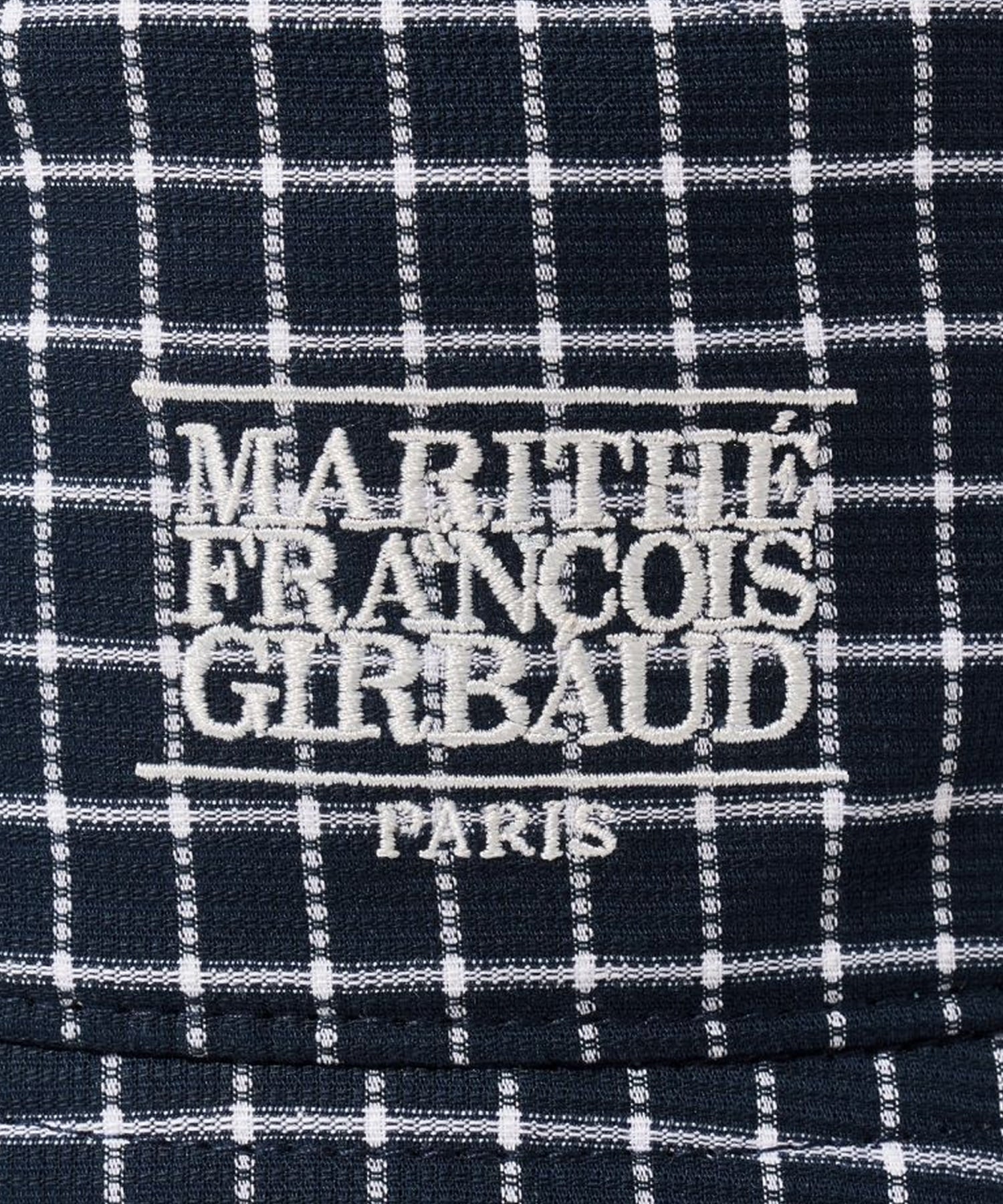 Marithe & Francois Girbaud - Classic Logo Pattern Bucket Hat (Navy) product image 3 | TRAB K-Fashion Australia