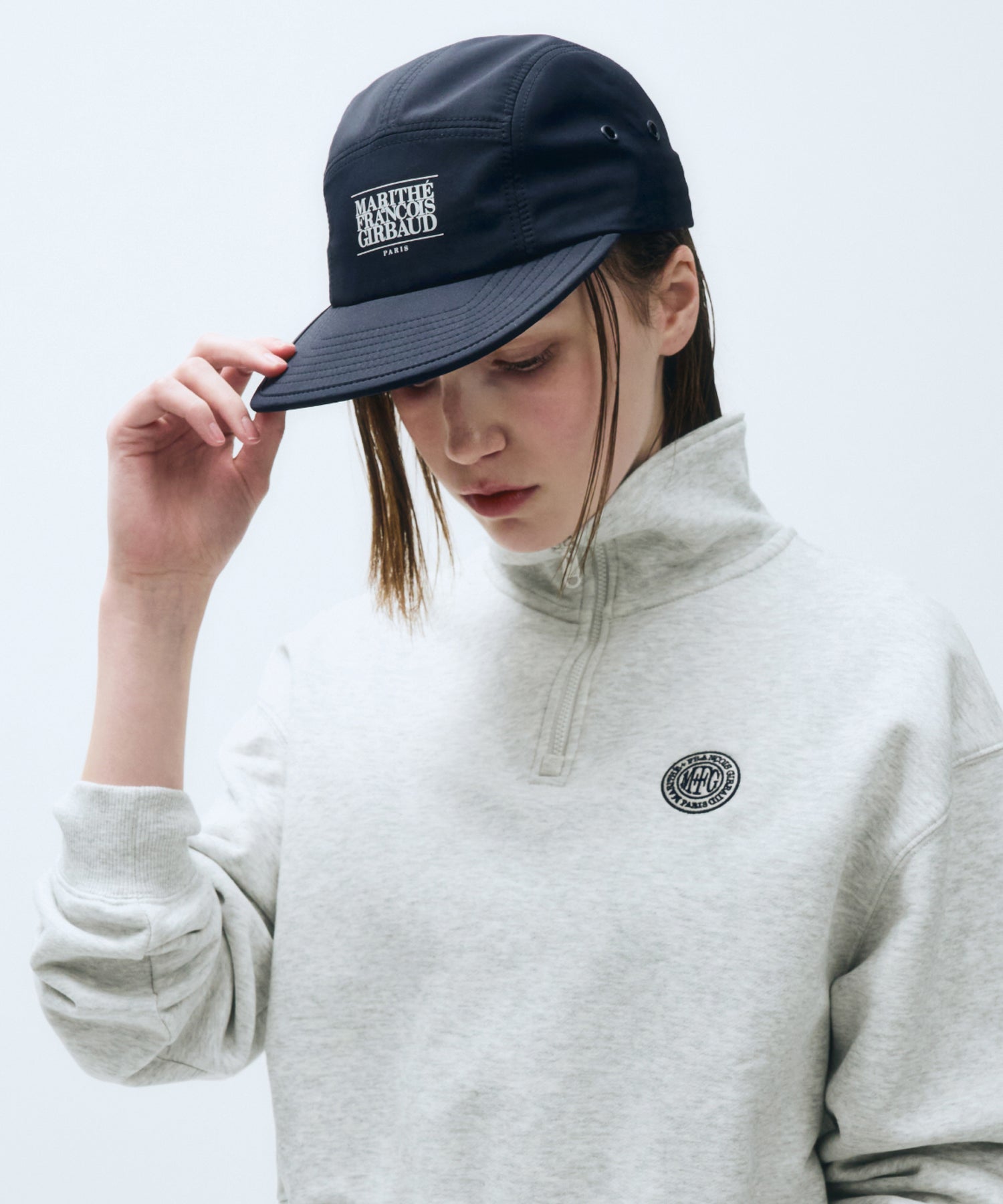 Marithe & Francois Girbaud - Mouvement Flexible Camp Cap (Dark Navy) product image 6 | TRAB K-Fashion Australia