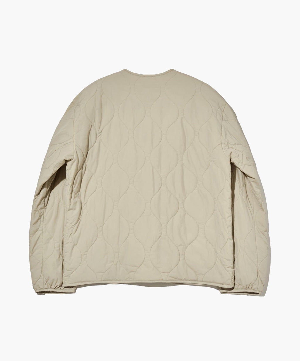 Marithe & Francois Girbaud - Classic Logo Quilting Jacket (Beige) product image 9 | TRAB K-Fashion Australia