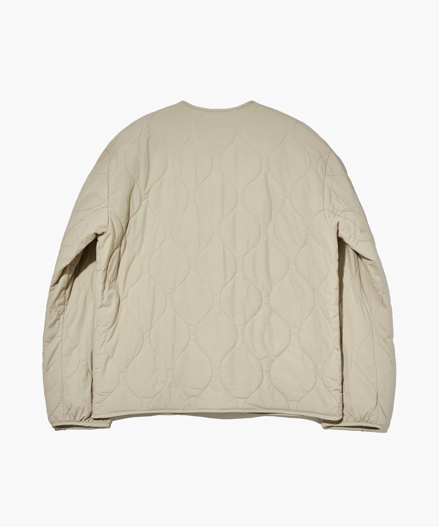 Marithe & Francois Girbaud - Classic Logo Quilting Jacket (Beige) product image 9 | TRAB K-Fashion Australia
