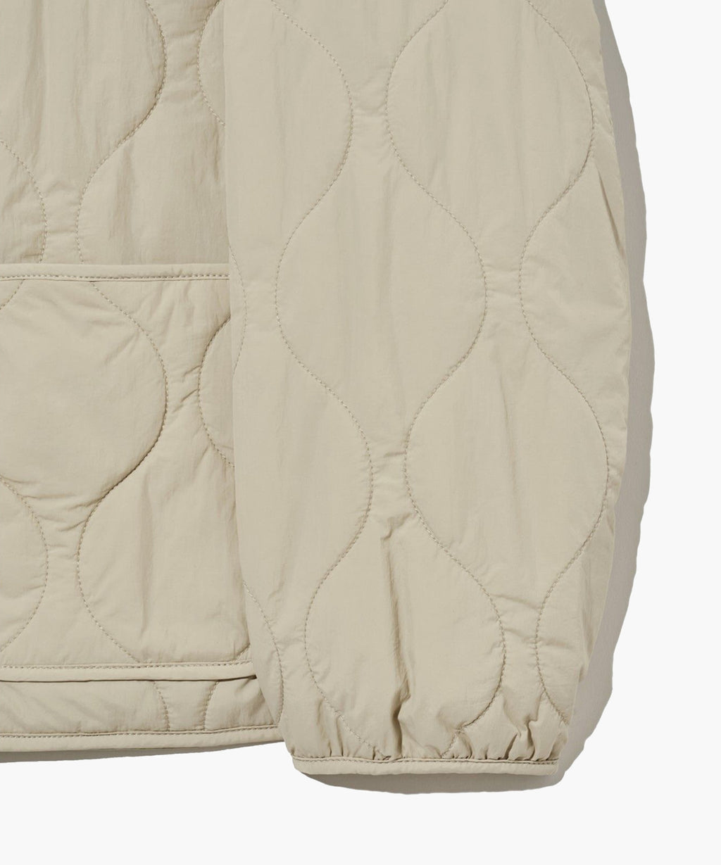 Marithe & Francois Girbaud - Classic Logo Quilting Jacket (Beige) product image 11 | TRAB K-Fashion Australia