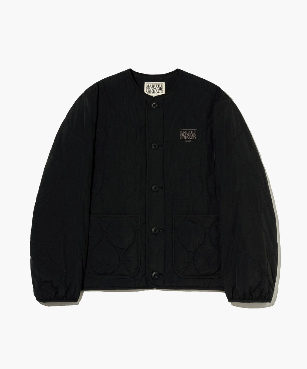 Marithe & Francois Girbaud - Classic Logo Quilting Jacket (Black) product image 7 | TRAB K-Fashion Australia