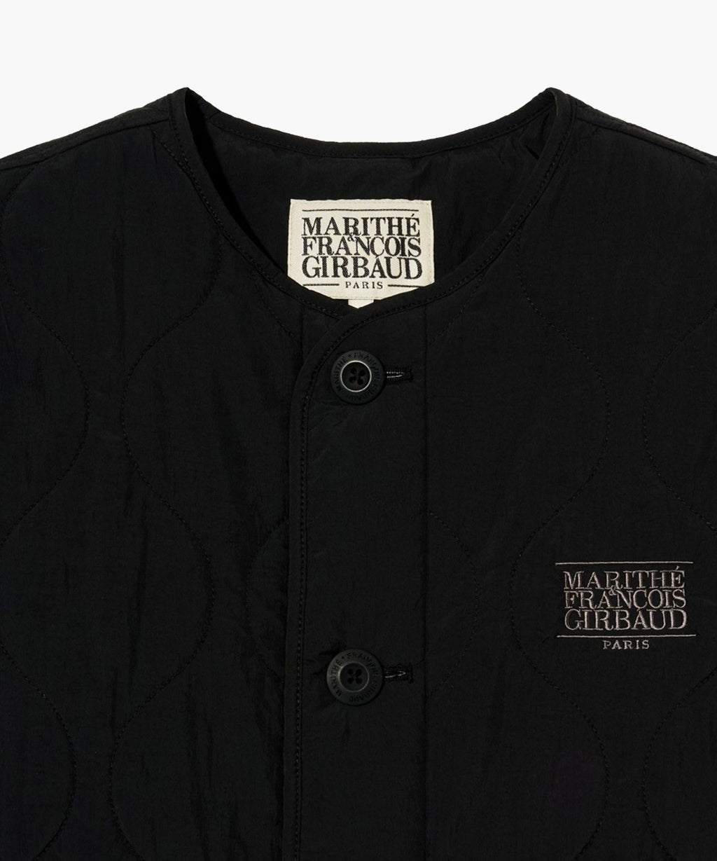 Marithe & Francois Girbaud - Classic Logo Quilting Jacket (Black) product image 9 | TRAB K-Fashion Australia