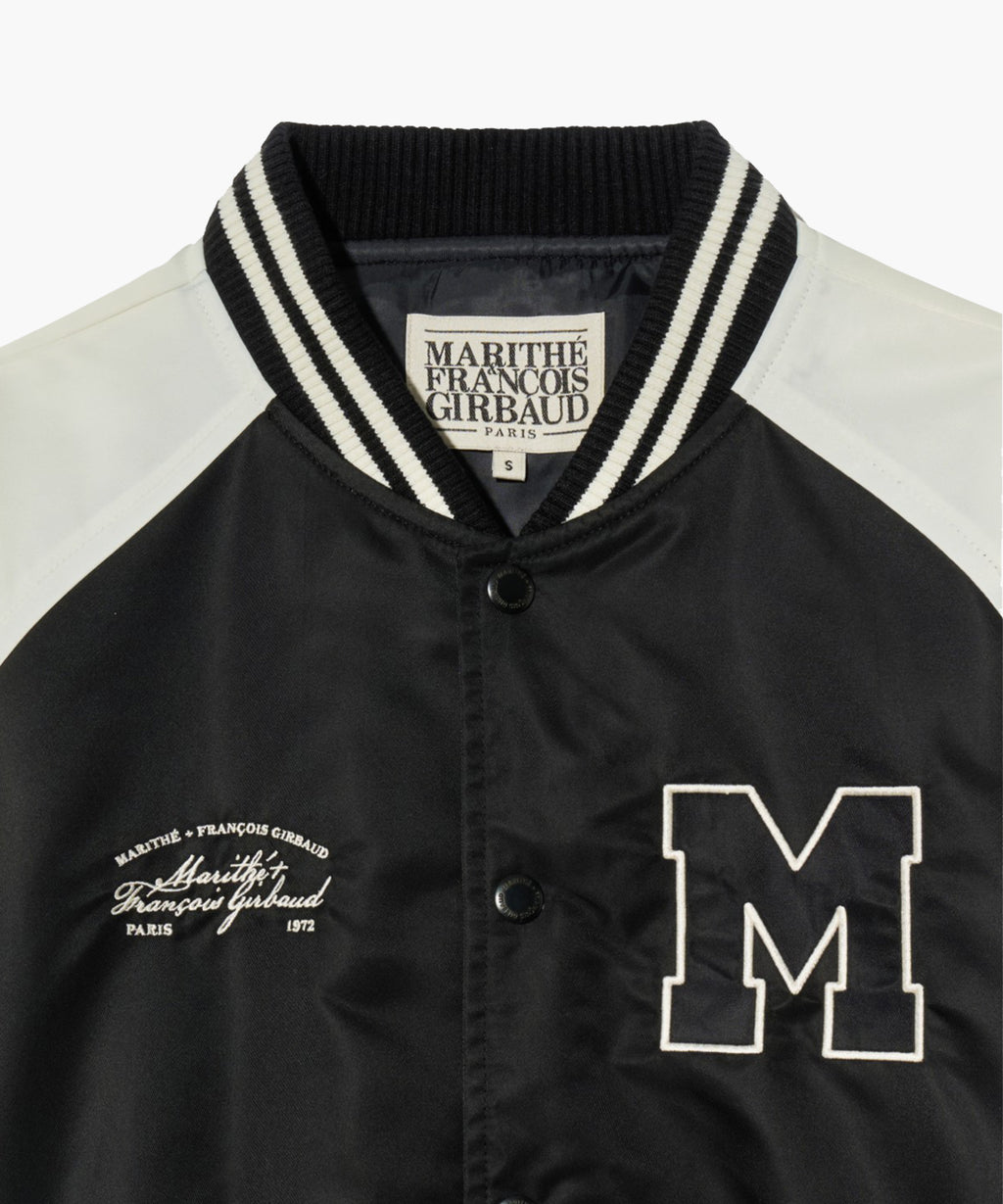 Marithe & Francois Girbaud - Nylon Color Block Baseball Jacket (Ivory) product image 11 | TRAB K-Fashion Australia