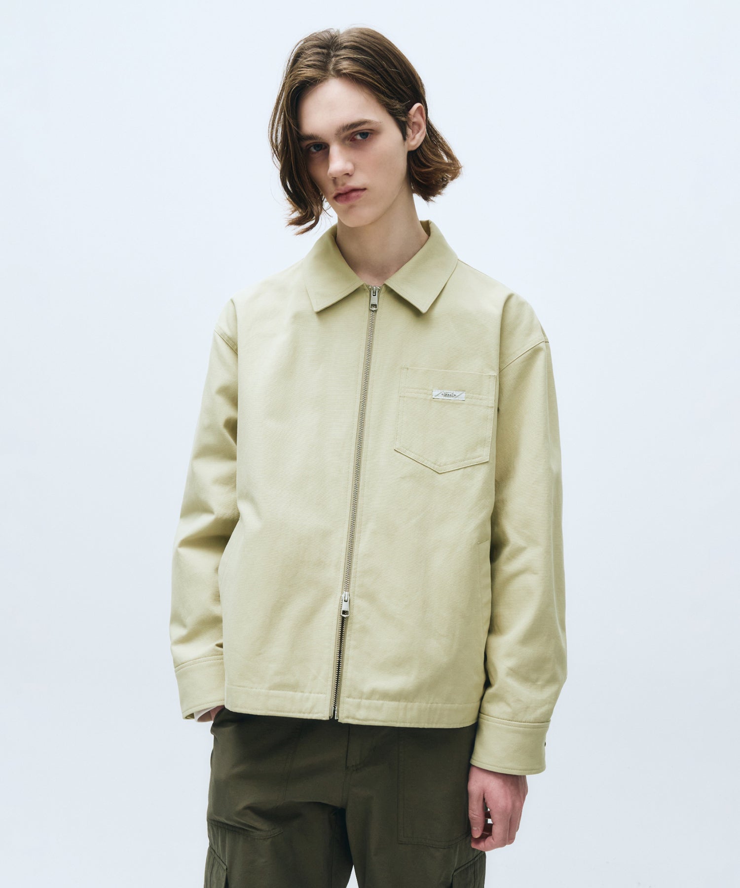 Marithe & Francois Girbaud - Half Cotton Jacket (Beige) product image 4 | TRAB K-Fashion Australia