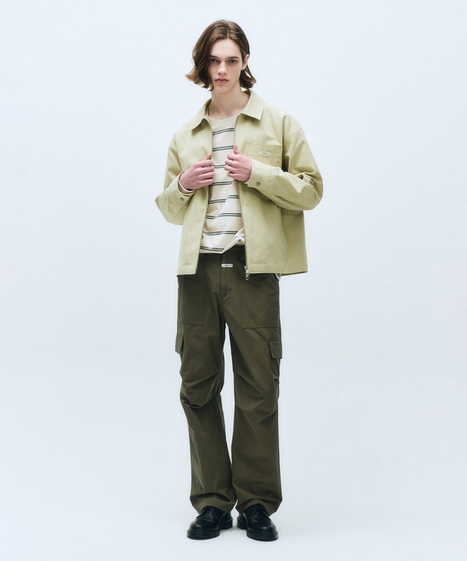 Marithe & Francois Girbaud - Half Cotton Jacket (Beige) product image 5 | TRAB K-Fashion Australia