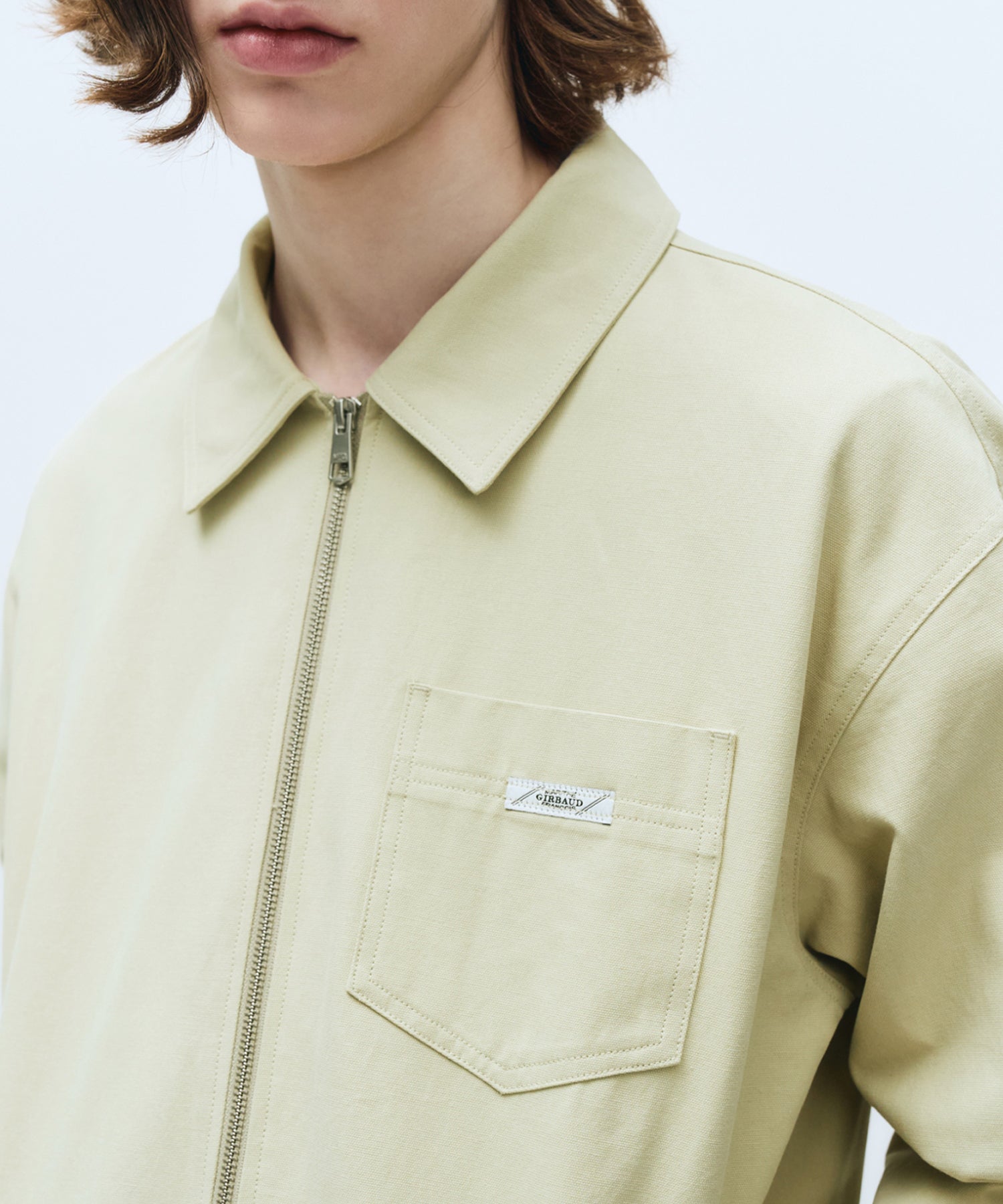 Marithe & Francois Girbaud - Half Cotton Jacket (Beige) product image 7 | TRAB K-Fashion Australia