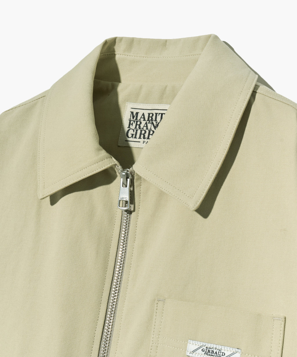 Marithe & Francois Girbaud - Half Cotton Jacket (Beige) product image 11 | TRAB K-Fashion Australia