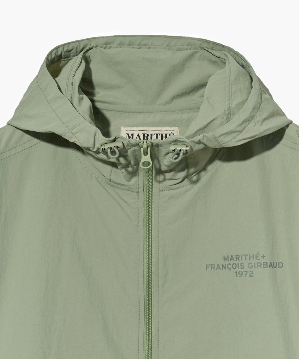 Marithe & Francois Girbaud - Lettering Logo Hoodie Wind Breaker (Mint Gray) product image 11 | TRAB K-Fashion Australia