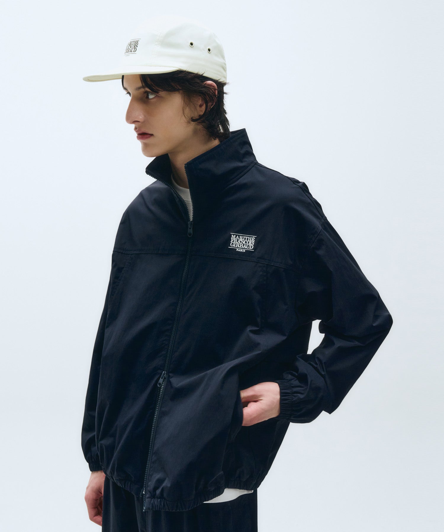 Marithe & Francois Girbaud - Mouvement Windbreaker (Dark Navy) product image 1 | TRAB K-Fashion Australia