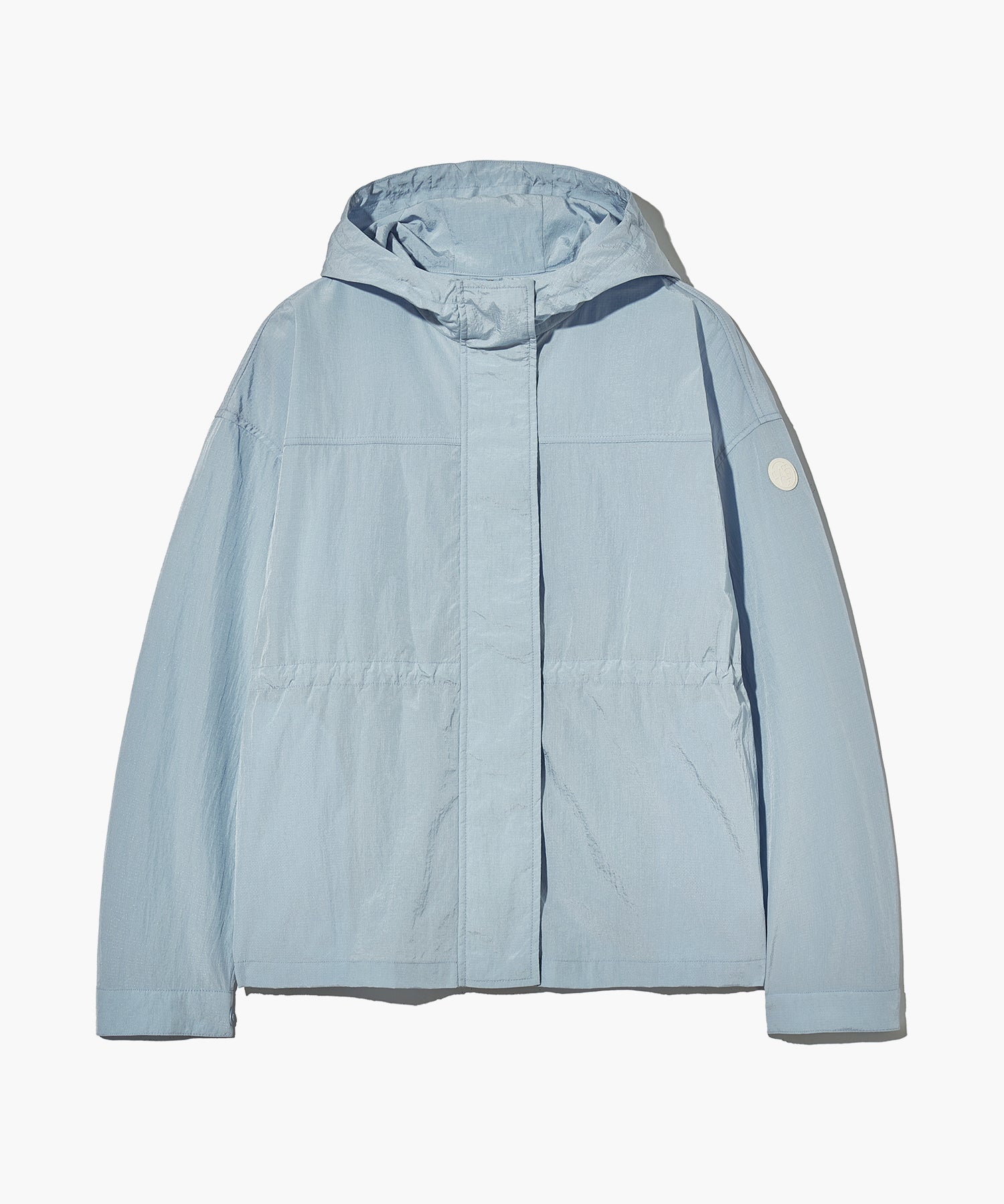 Marithe & Francois Girbaud - Mouvement W Oversized Hooded Windbreaker (Sky Blue) product image 7 | TRAB K-Fashion Australia