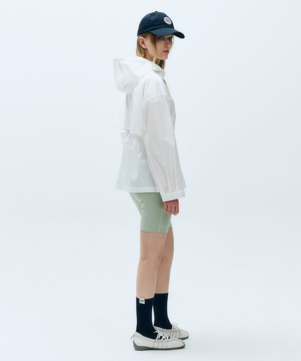 Marithe & Francois Girbaud - Mouvement W Oversized Hooded Windbreaker (White) product image 7 | TRAB K-Fashion Australia