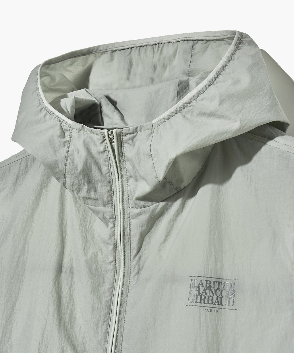 Marithe & Francois Girbaud - Mouvement W Nylon Hood Vest (Light Gray) product image 14 | TRAB K-Fashion Australia