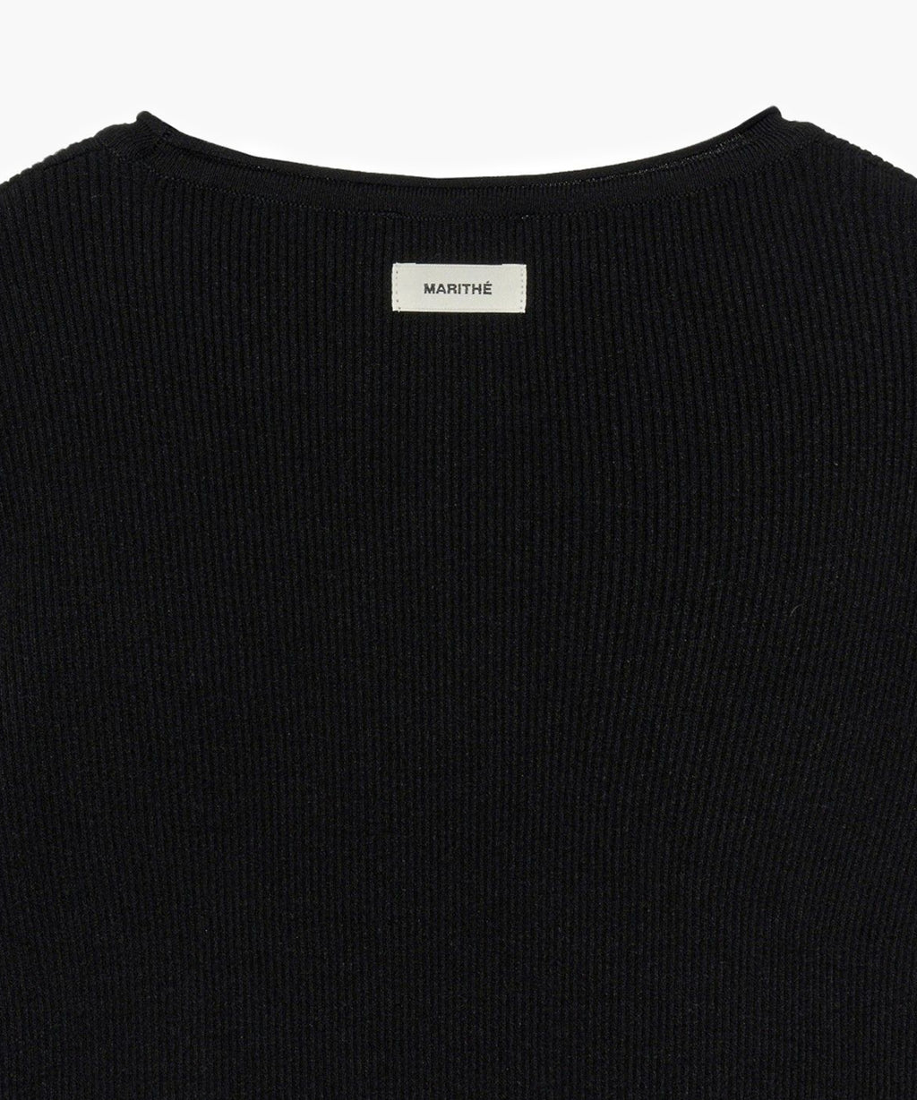 Marithe & Francois Girbaud - Cut Out Knit Pullover (Black) product image 11 | TRAB K-Fashion Australia