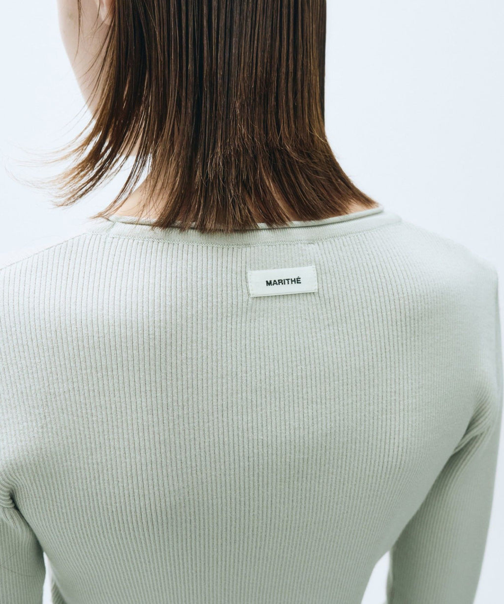 Marithe & Francois Girbaud - Cut Out Knit Pullover (Gray) product image 5 | TRAB K-Fashion Australia