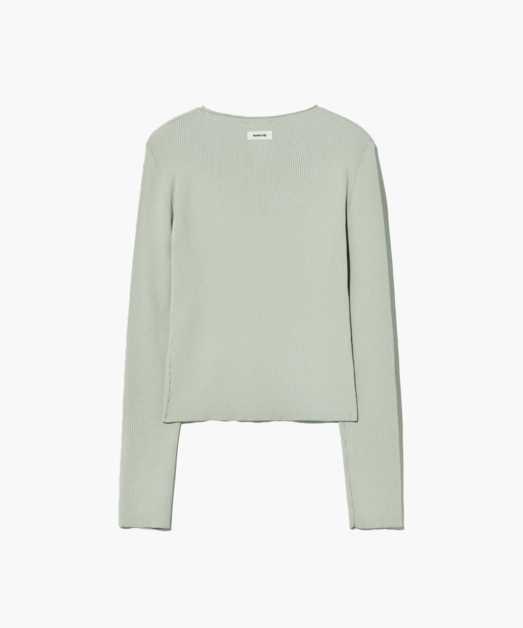 Marithe & Francois Girbaud - Cut Out Knit Pullover (Gray) product image 10 | TRAB K-Fashion Australia