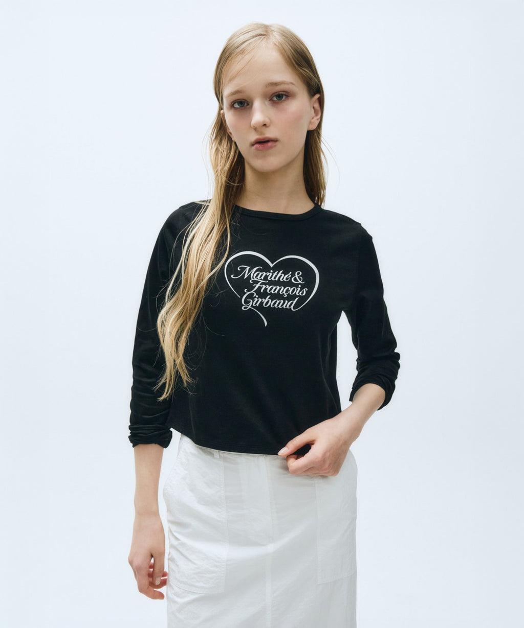 Marithe & Francois Girbaud - Crop Long Sleeve (Black) product image 1 | TRAB K-Fashion Australia