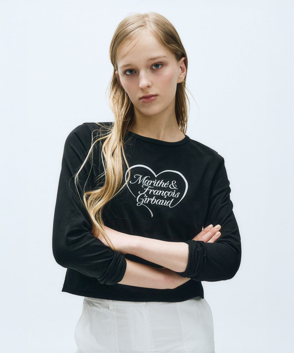 Marithe & Francois Girbaud - Crop Long Sleeve (Black) product image 2 | TRAB K-Fashion Australia