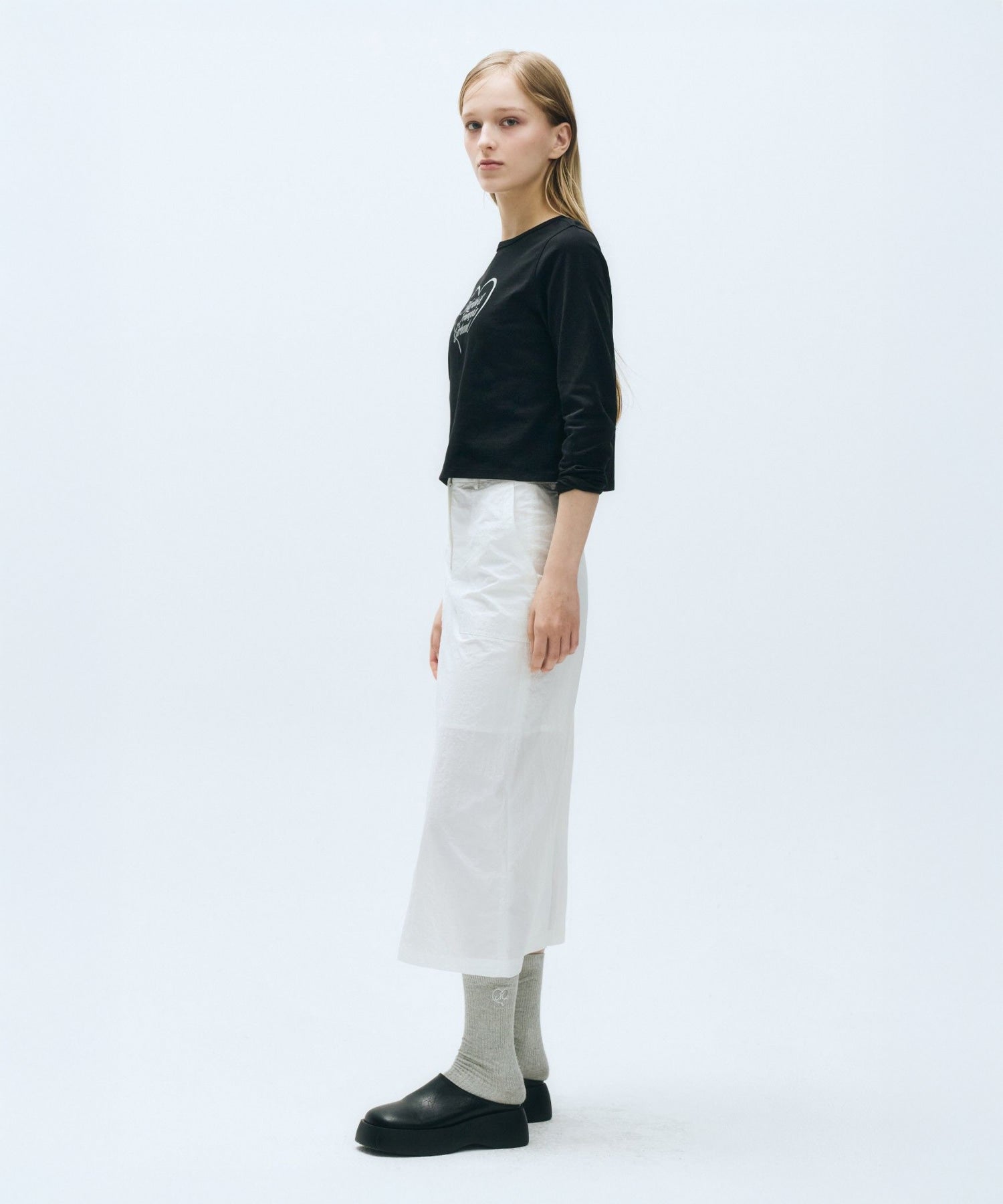 Marithe & Francois Girbaud - Crop Long Sleeve (Black) product image 4 | TRAB K-Fashion Australia