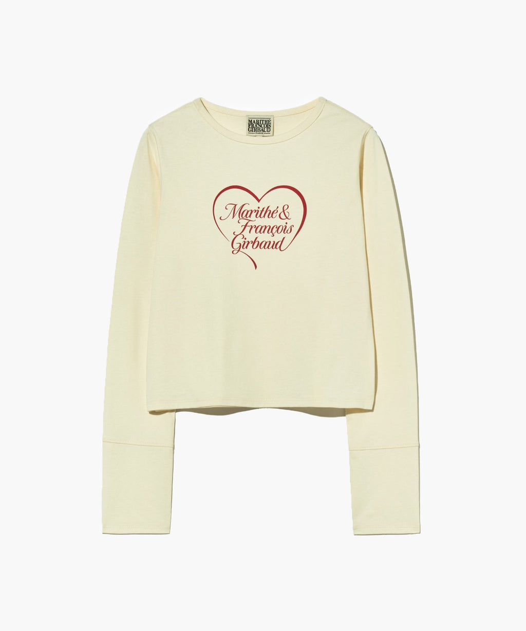 Marithe & Francois Girbaud - Crop Long Sleeve (Cream) product image 7 | TRAB K-Fashion Australia