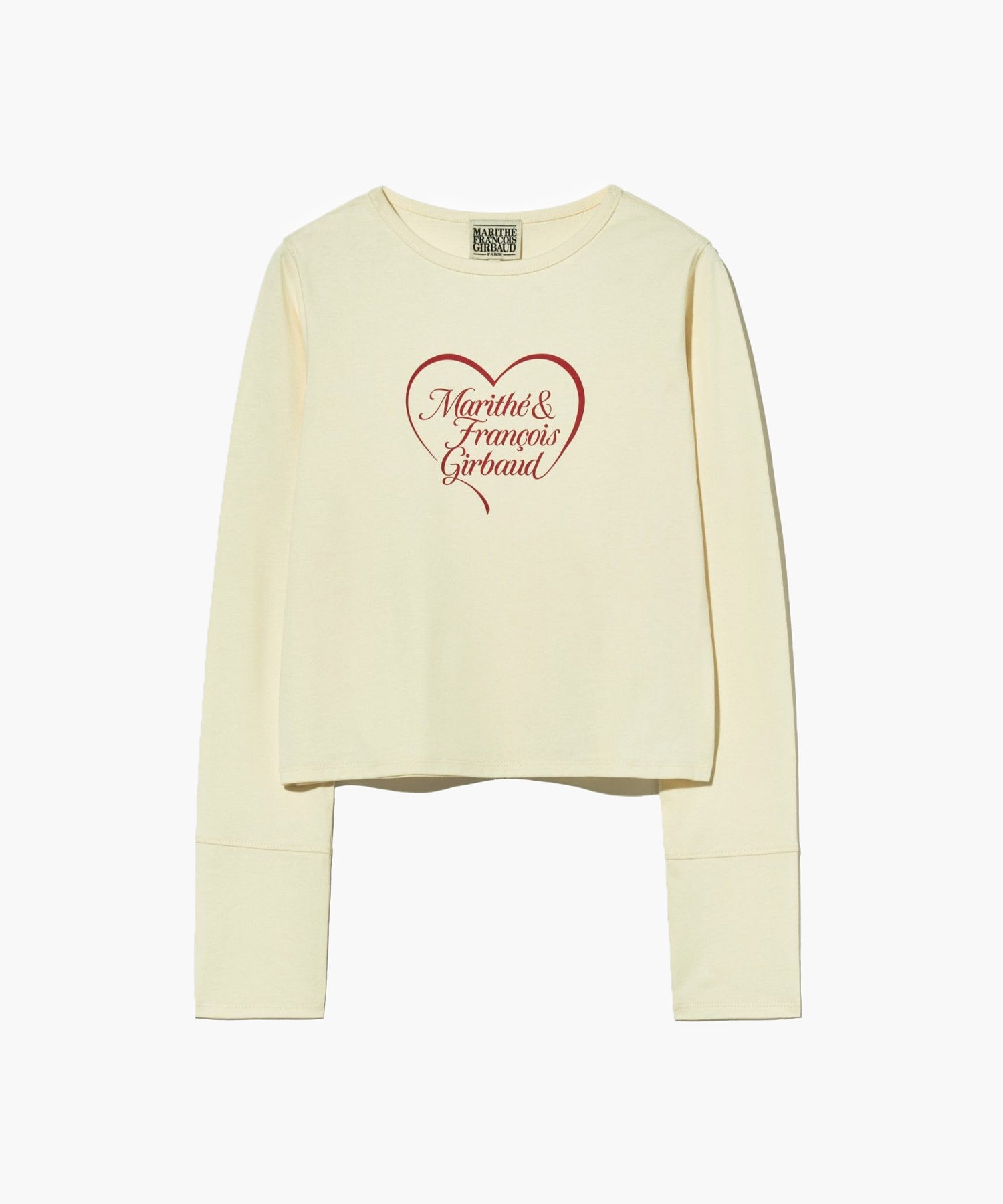 Marithe & Francois Girbaud - Crop Long Sleeve (Cream) product image 7 | TRAB K-Fashion Australia