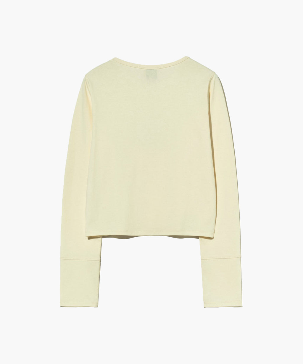 Marithe & Francois Girbaud - Crop Long Sleeve (Cream) product image 8 | TRAB K-Fashion Australia