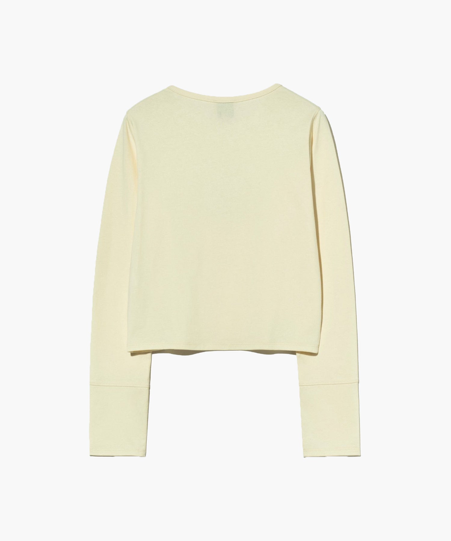 Marithe & Francois Girbaud - Crop Long Sleeve (Cream) product image 8 | TRAB K-Fashion Australia