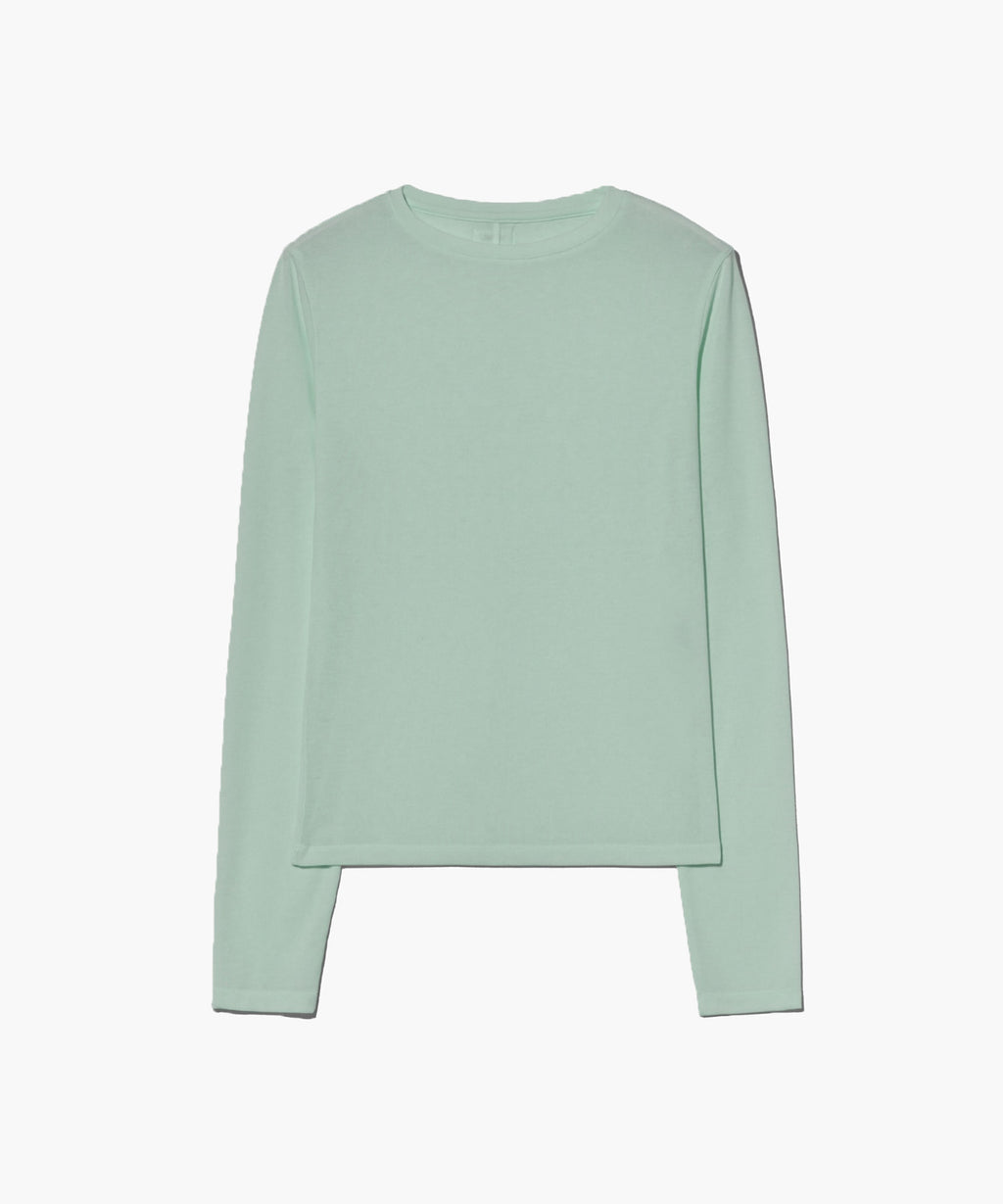Marithe & Francois Girbaud - Back Point Long Sleeve Top (Light Mint) product image 7 | TRAB K-Fashion Australia