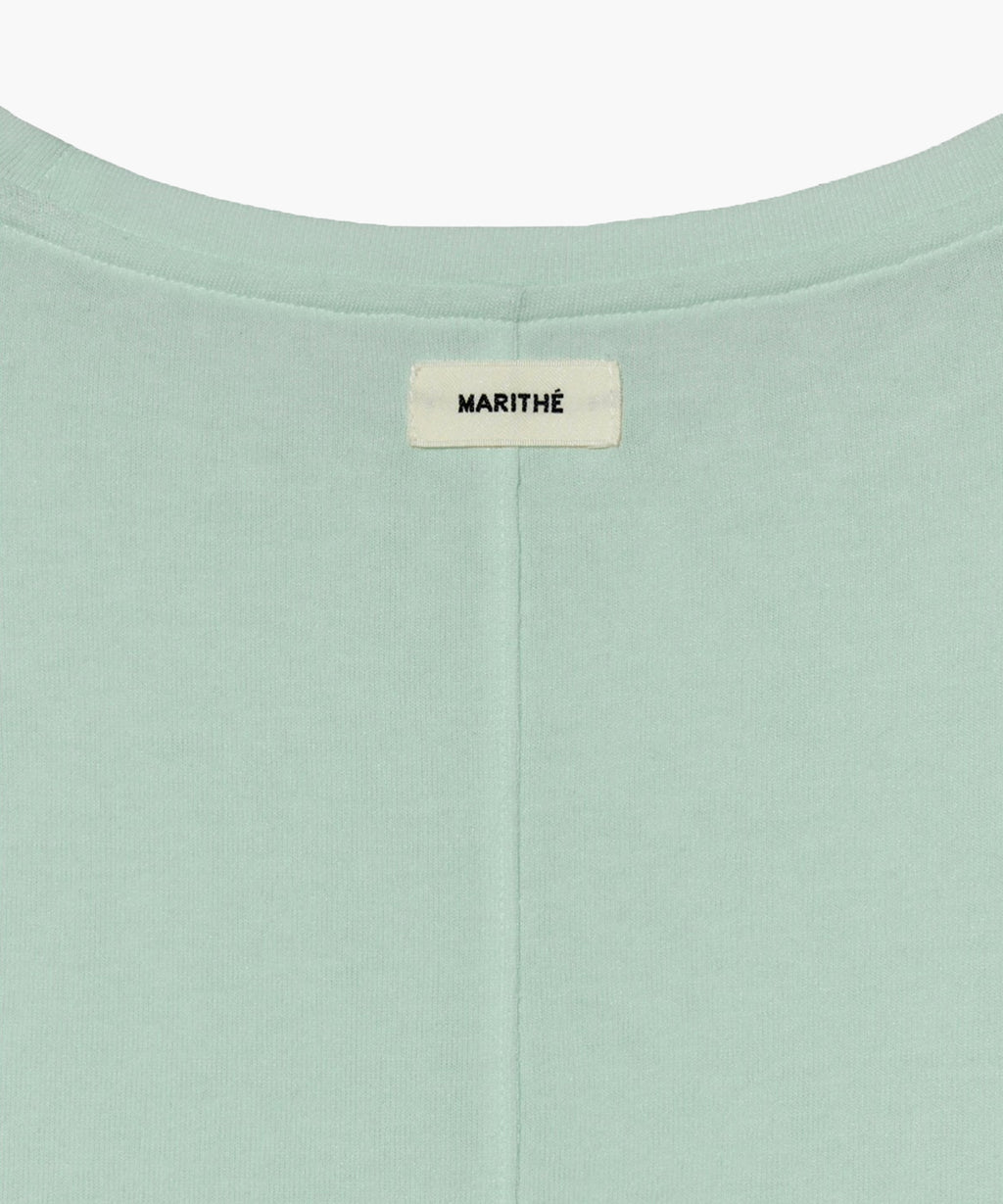 Marithe & Francois Girbaud - Back Point Long Sleeve Top (Light Mint) product image 10 | TRAB K-Fashion Australia