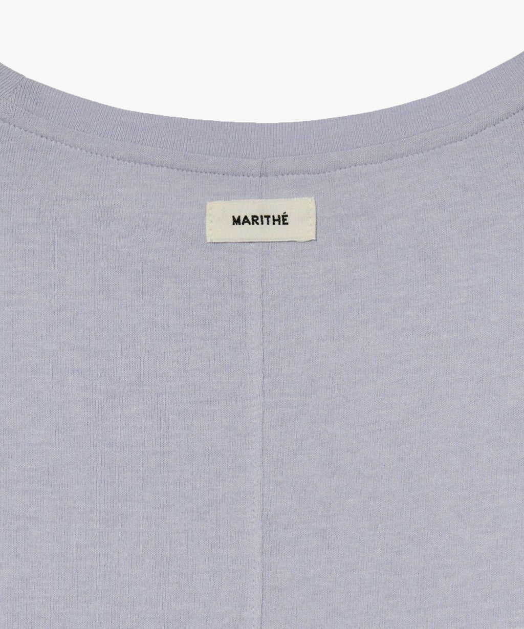 Marithe & Francois Girbaud - Back Point Long Sleeve Top (Light Purple) product image 10 | TRAB K-Fashion Australia