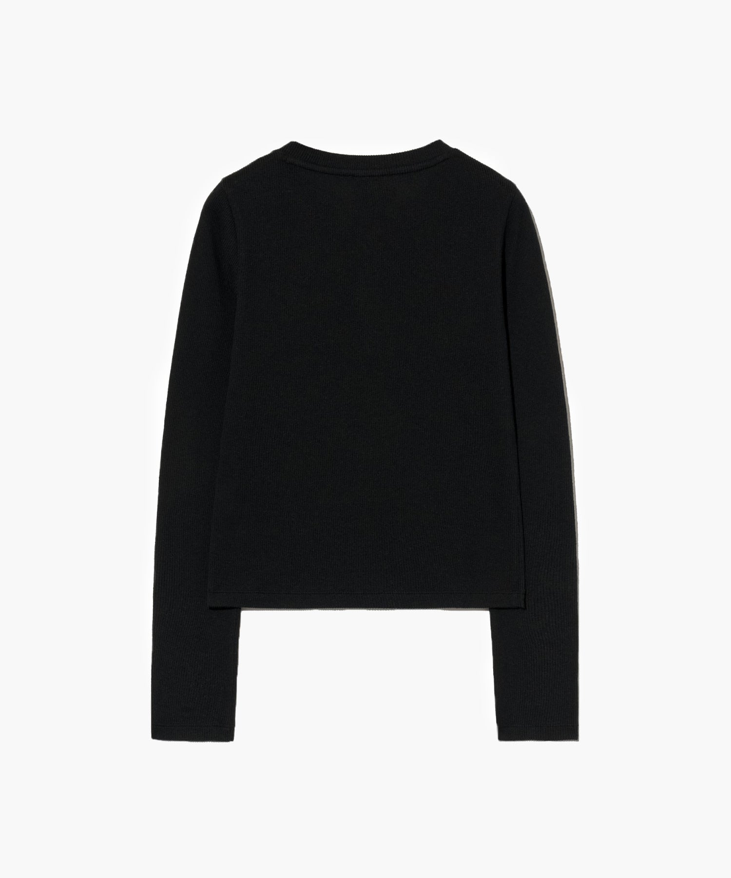 Marithe & Francois Girbaud - Henley Neck Long Sleeve (Black) product image 8 | TRAB K-Fashion Australia