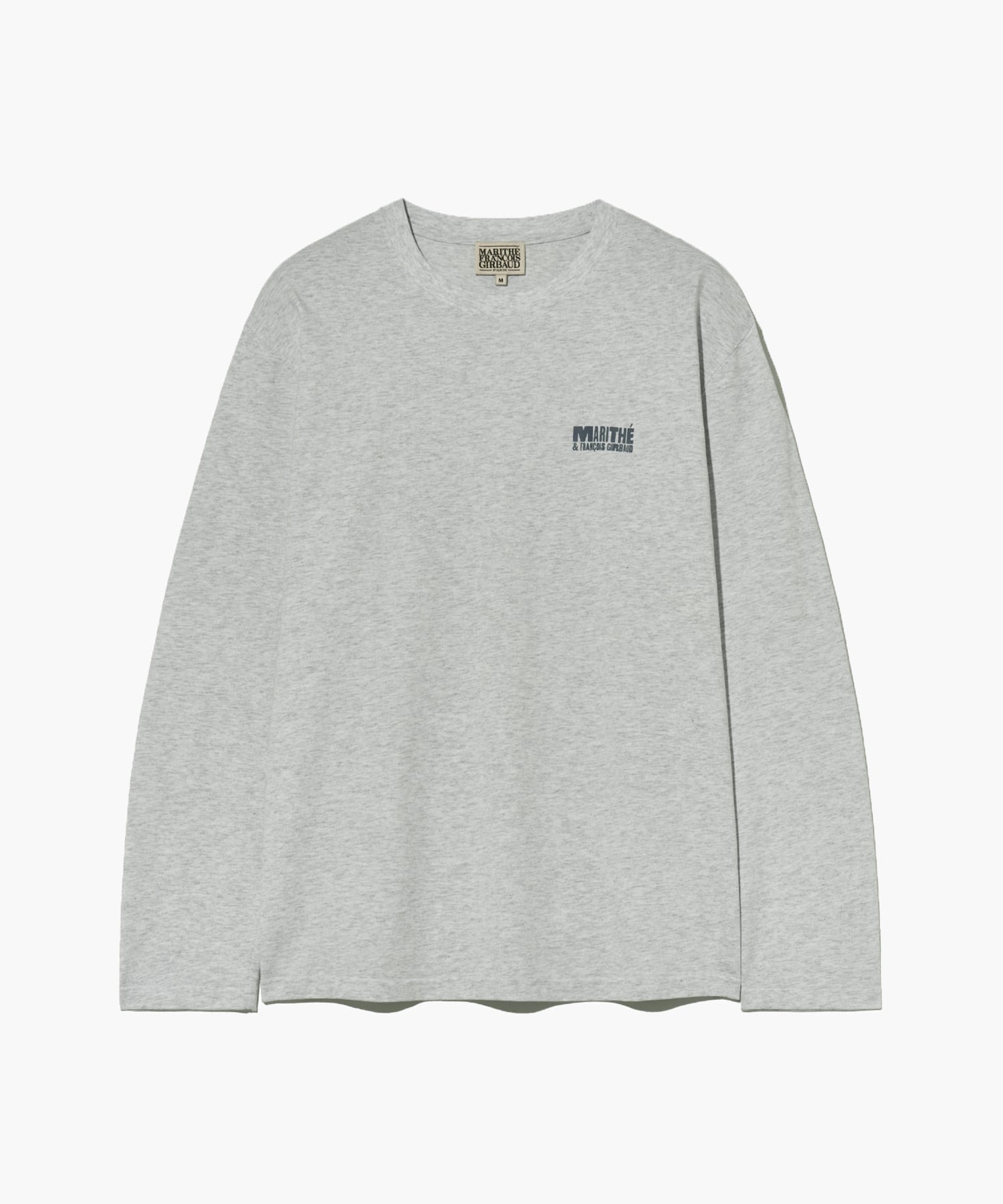 Marithe & Francois Girbaud - Bold Logo Oversized Long Sleeve (Light Heather Gray) product image 7 | TRAB K-Fashion Australia