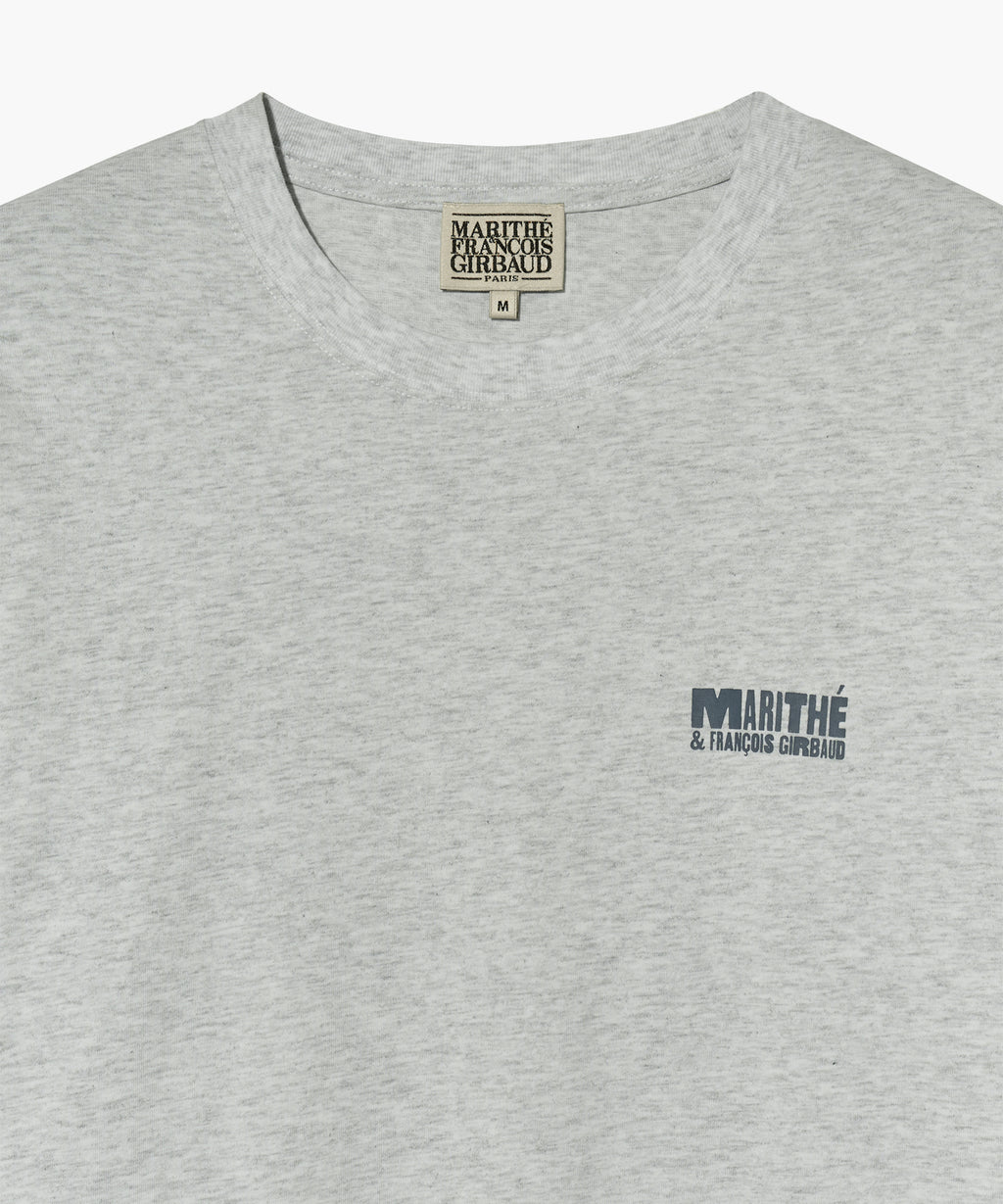 Marithe & Francois Girbaud - Bold Logo Oversized Long Sleeve (Light Heather Gray) product image 9 | TRAB K-Fashion Australia