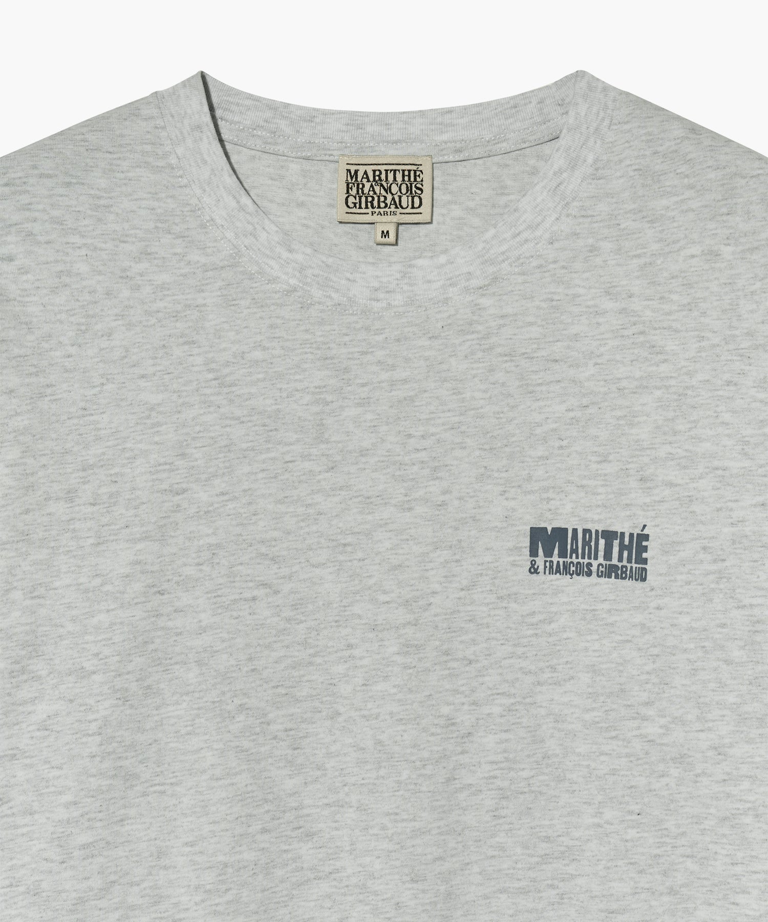 Marithe & Francois Girbaud - Bold Logo Oversized Long Sleeve (Light Heather Gray) product image 9 | TRAB K-Fashion Australia