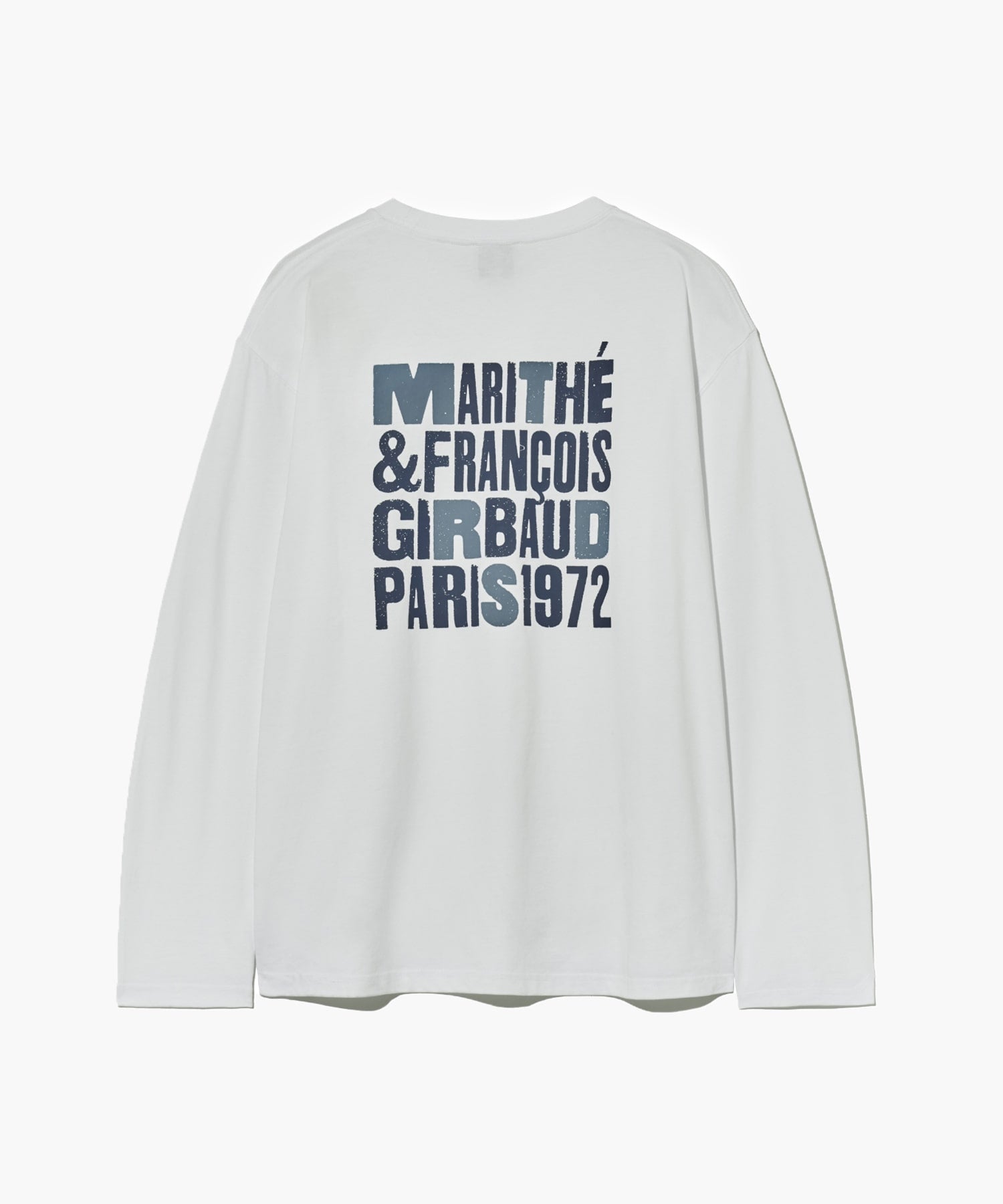 Marithe & Francois Girbaud - Bold Logo Oversized Long Sleeve (White) product image 8 | TRAB K-Fashion Australia
