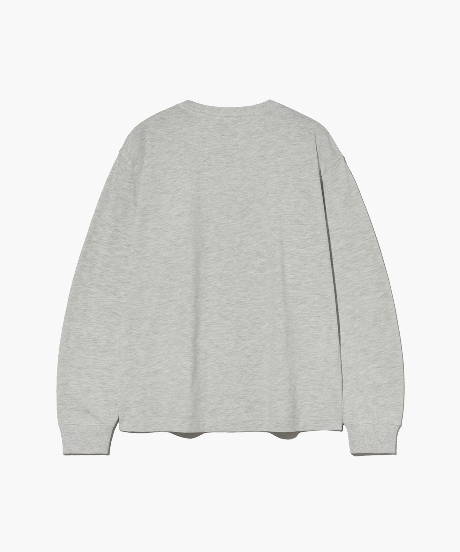Marithe & Francois Girbaud - Doodle Bear Long Sleeve (Light Heather Gray) product image 8 | TRAB K-Fashion Australia