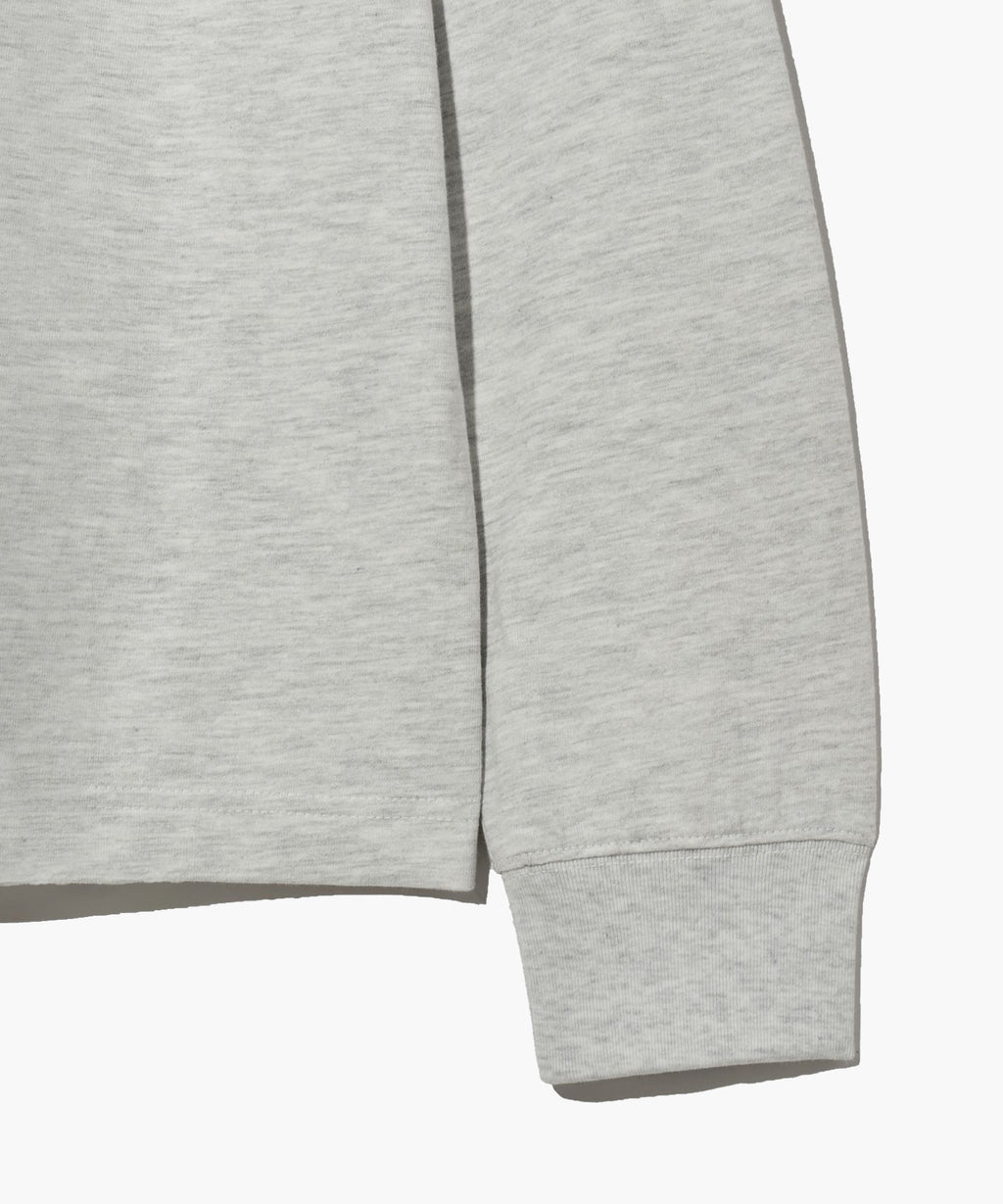 Marithe & Francois Girbaud - Doodle Bear Long Sleeve (Light Heather Gray) product image 10 | TRAB K-Fashion Australia