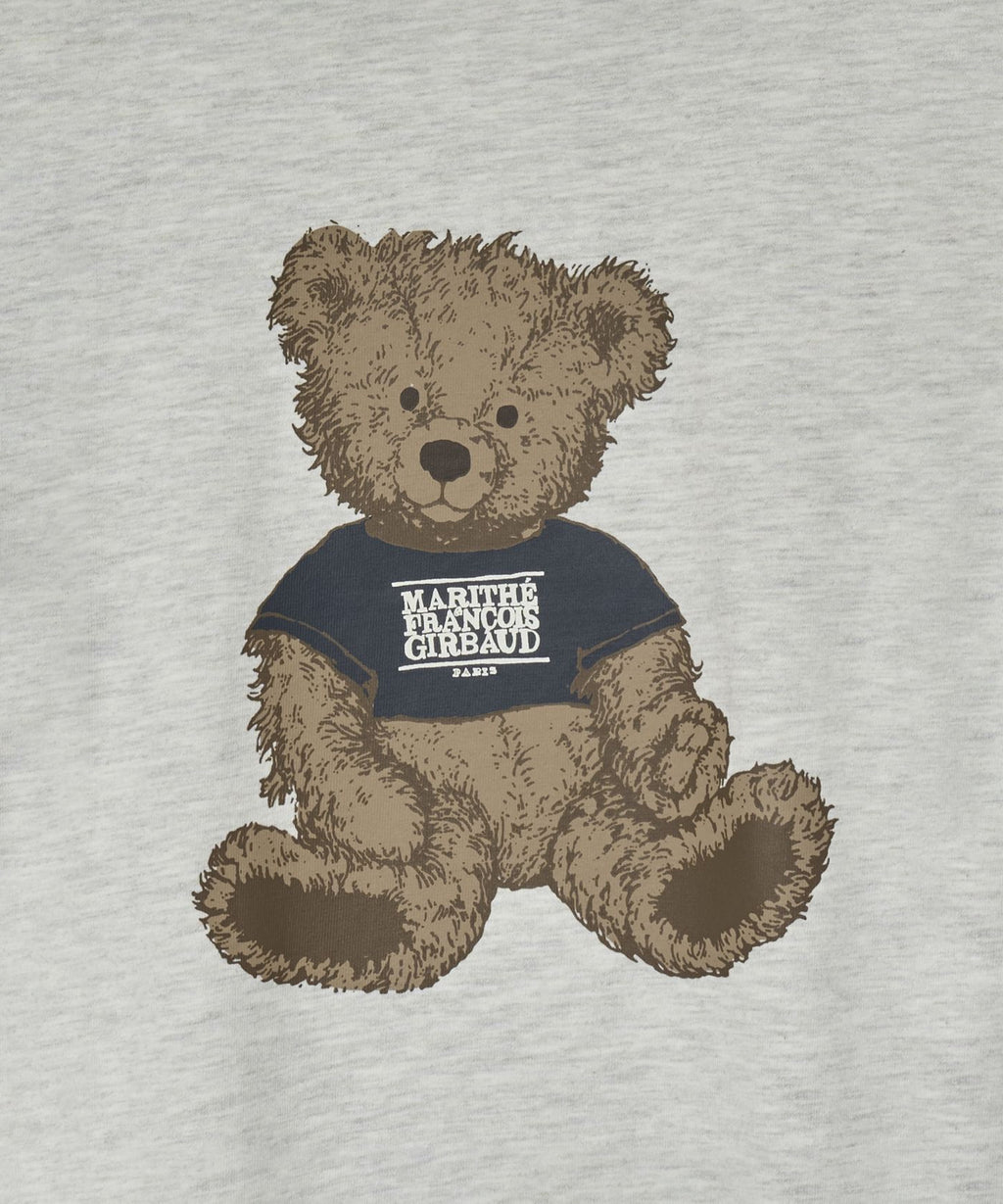 Marithe & Francois Girbaud - Doodle Bear Long Sleeve (Light Heather Gray) product image 11 | TRAB K-Fashion Australia