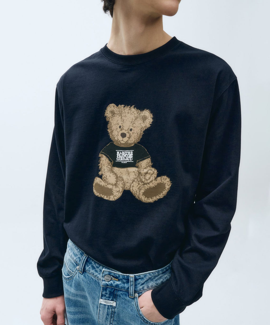 Marithe & Francois Girbaud - Doodle Bear Long Sleeve (Navy) product image 3 | TRAB K-Fashion Australia