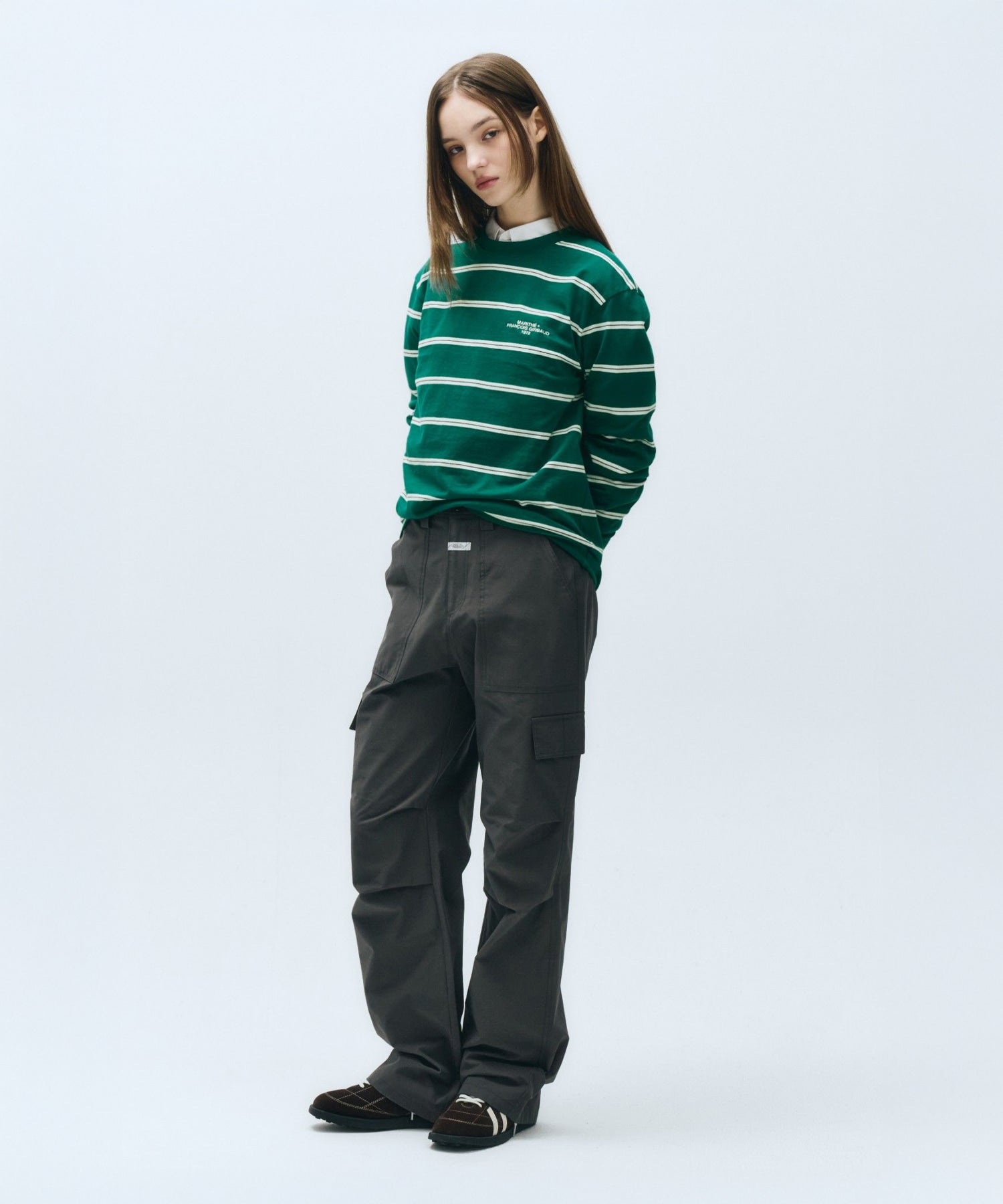 Marithe & Francois Girbaud - Stripe Long Sleeve (Green) product image 5 | TRAB K-Fashion Australia
