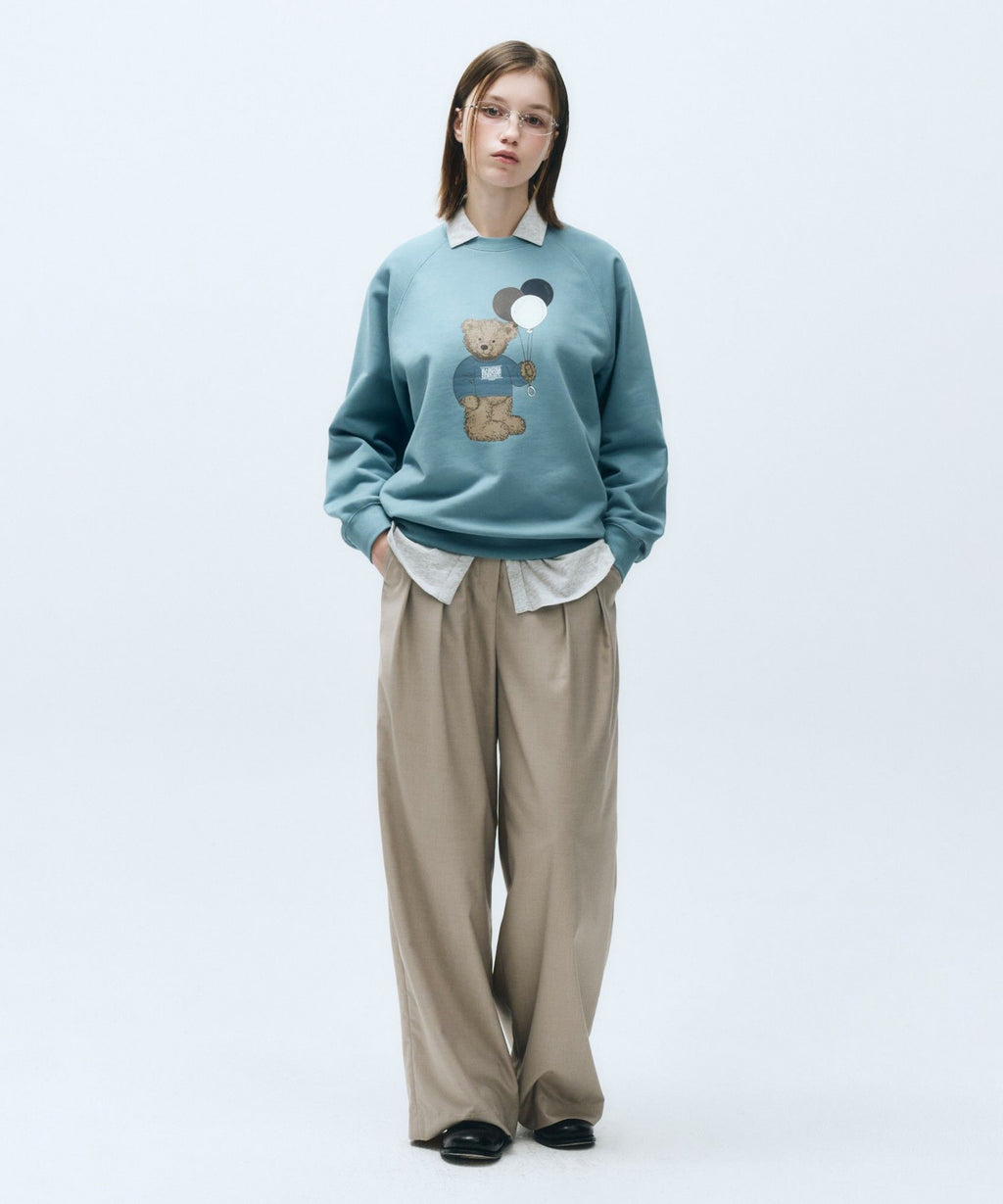 Marithe & Francois Girbaud - Two Tuck Wide Slacks (Beige) product image 1 | TRAB K-Fashion Australia